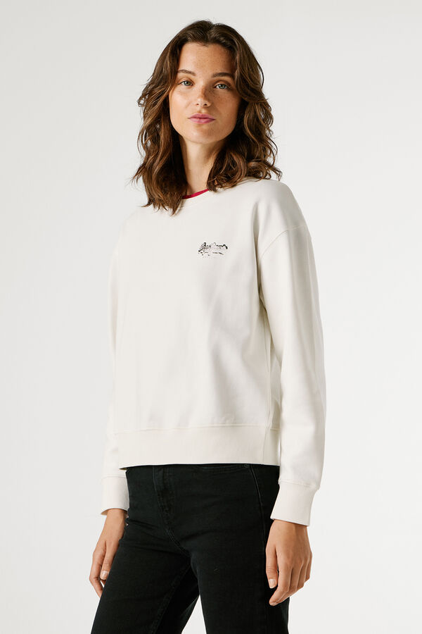 Pepe Jeans Sweatshirt de manga comprida bege