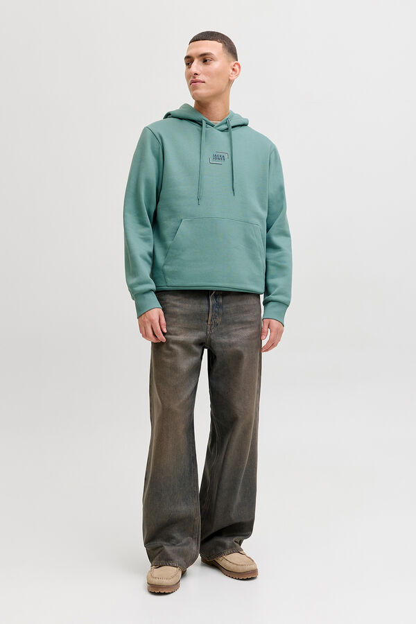 Jack & Jones Sweatshirt de capuz regular fit azul