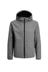 Jack & Jones Cortavientos con capucha gris