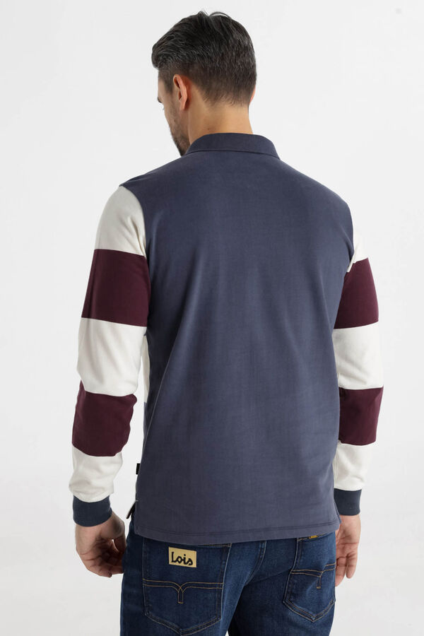 Lois Polo Manga Comprida azul