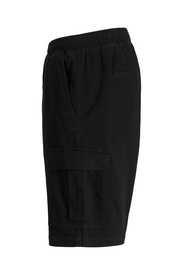 Jack & Jones Bermuda cargo relaxed fit preto