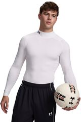 Under Armour T-shirt de manga comprida de compress&atilde;o branco