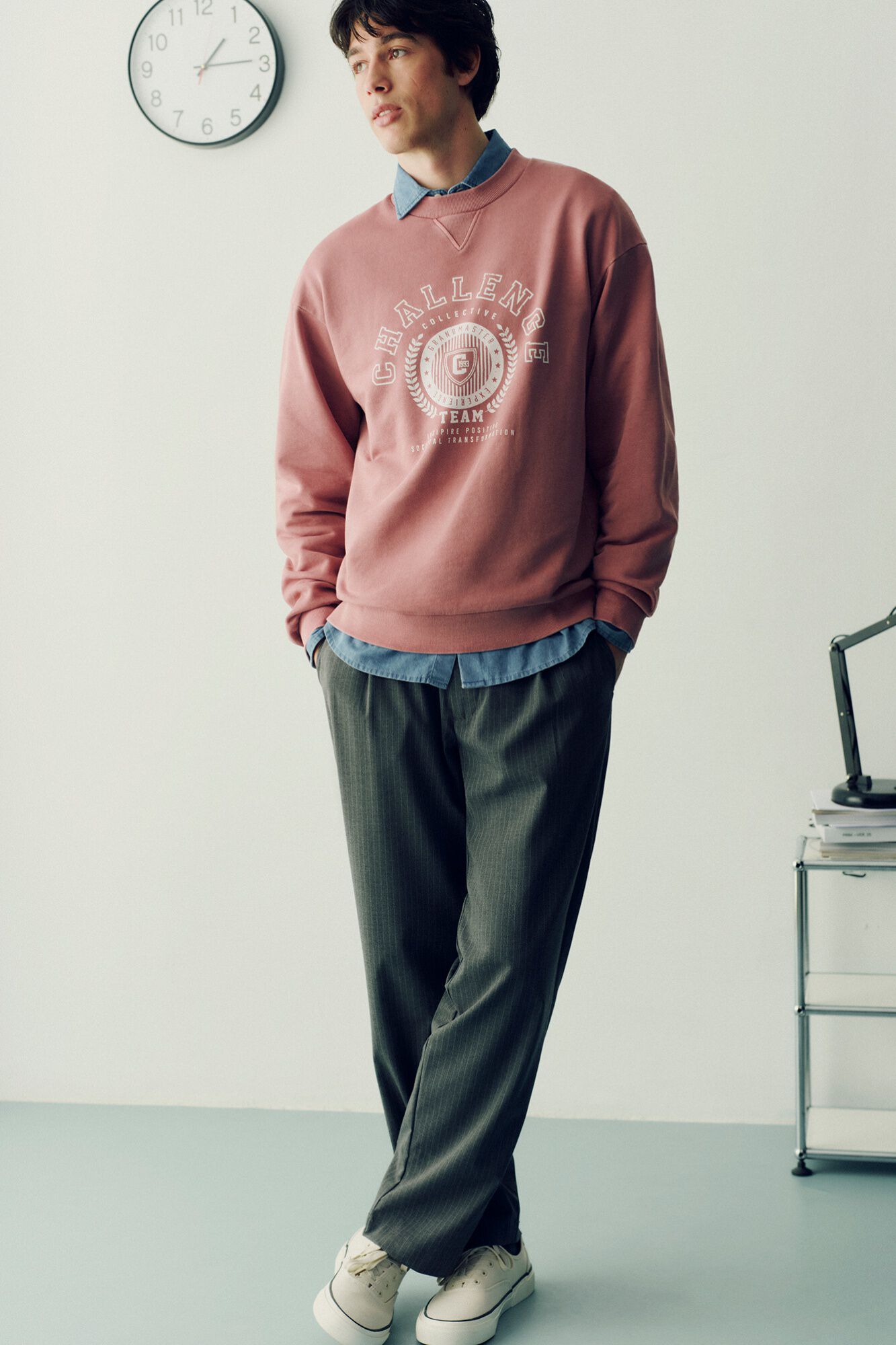 Springfield Sudadera tinte en prenda