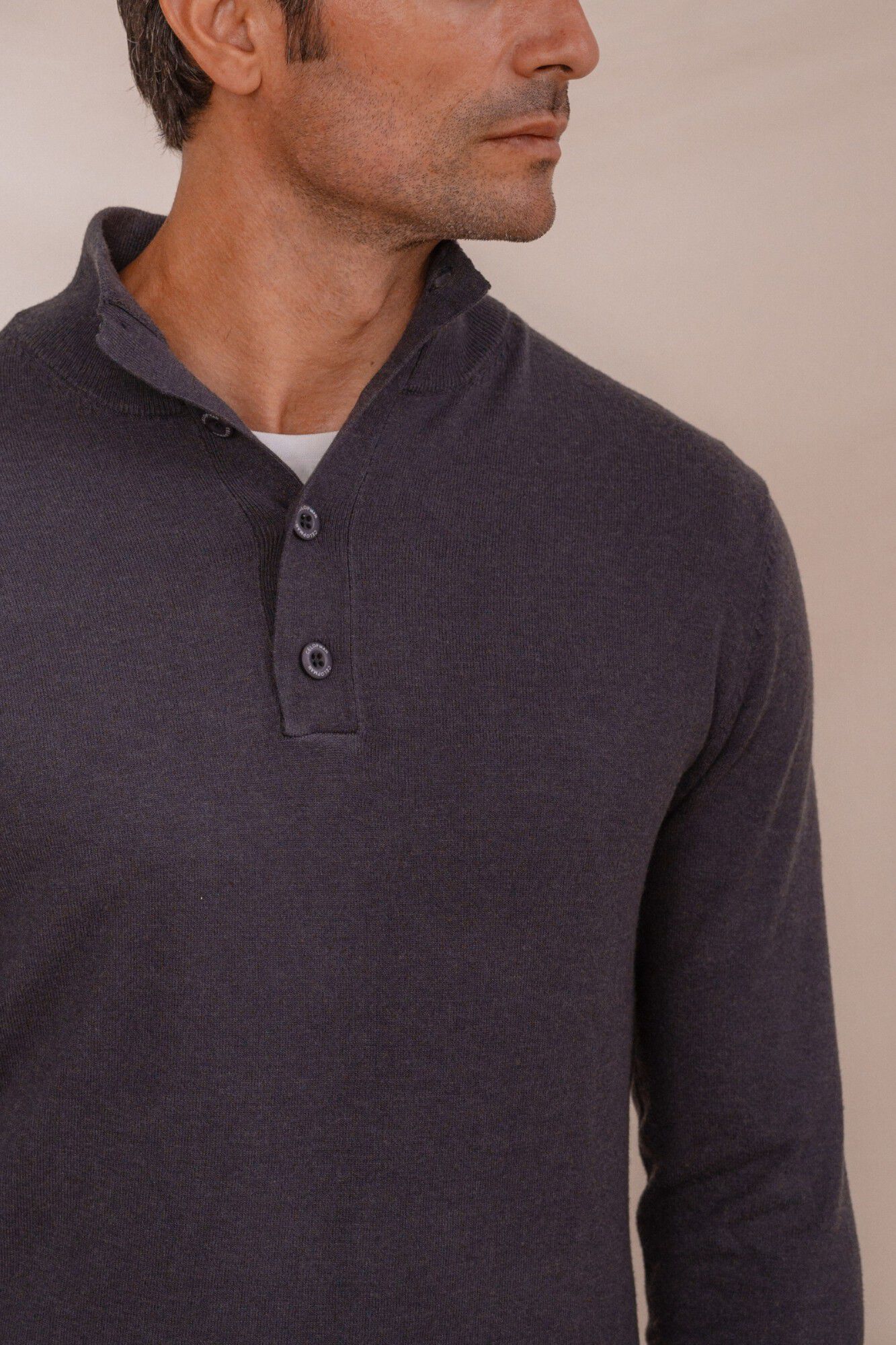 Celopman Camisola de gola polo com bot&otilde;es