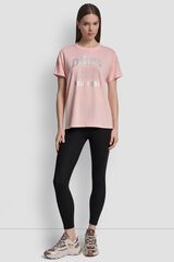 DKNY T-shirt de manga curta rosa