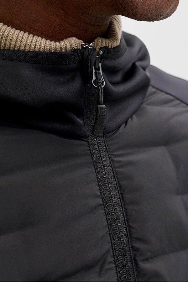 Jack & Jones Casaco acolchoado preto