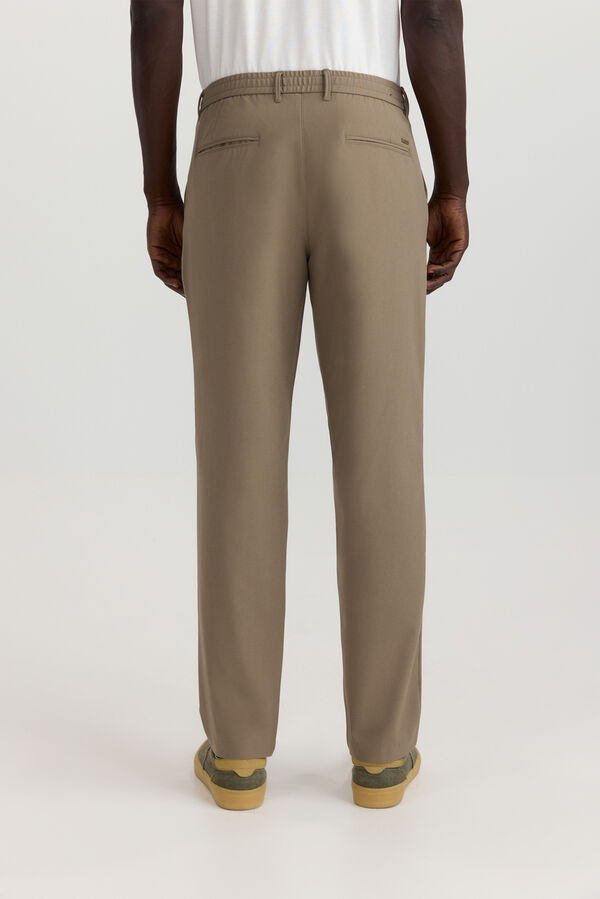 Springfield Cal&ccedil;as chino jogger Caqui escuro