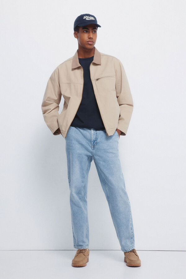 Springfield Cal&ccedil;a jeans cal&ccedil;as chino lavada azul