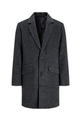 Springfield Lapel collar coat grey mix