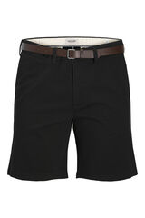 Jack & Jones Bermuda chino com cinto preto