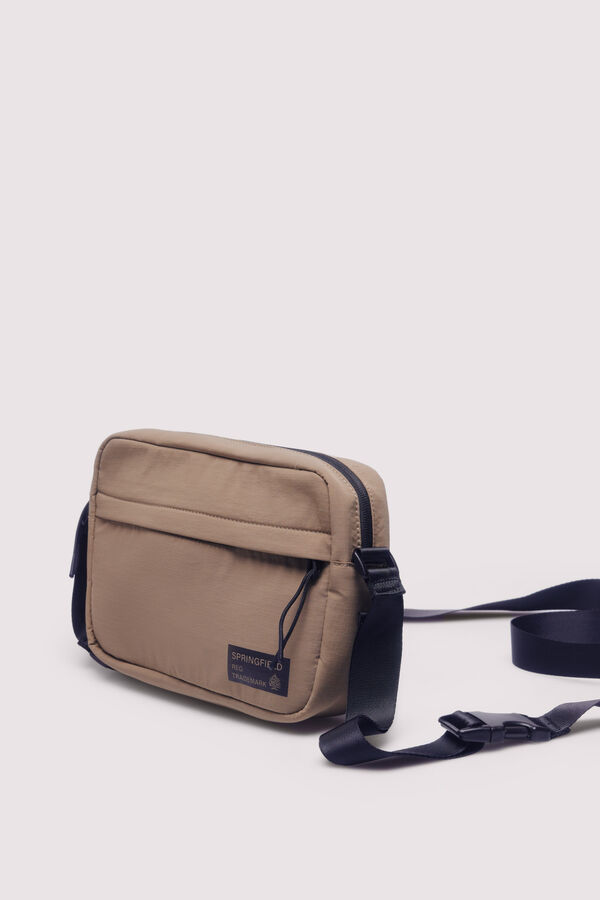 Springfield Medium casual ripstock bag brown