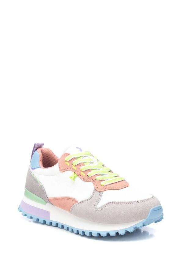 XTI sapatilha/chinelo feminino têxtil  branco