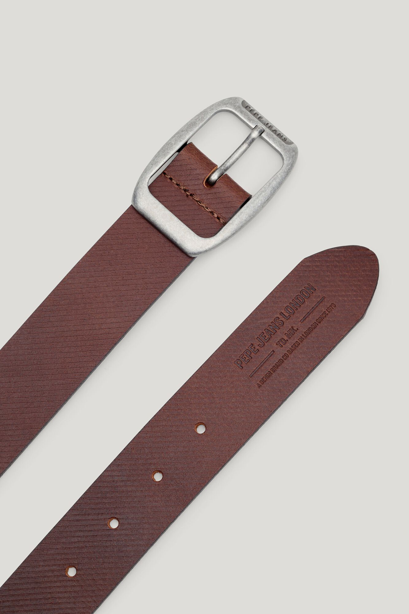 Pepe Jeans Cinto de pele texturizada