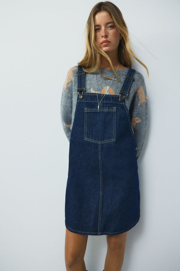 High Spirits Valentine Pinafore azul