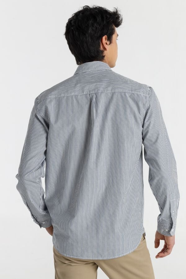 Lois Camisa de manga comprida azul