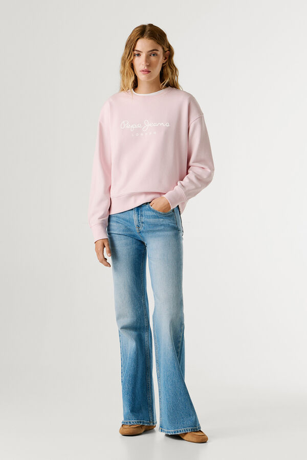 Pepe Jeans Sweatshirt gola redonda  rosa
