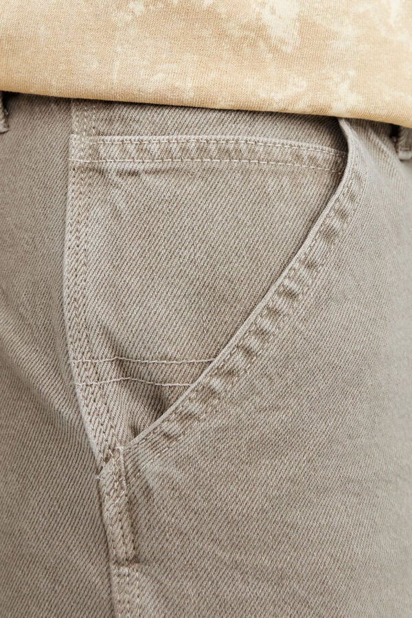 Jack & Jones Calça jeans larga cru