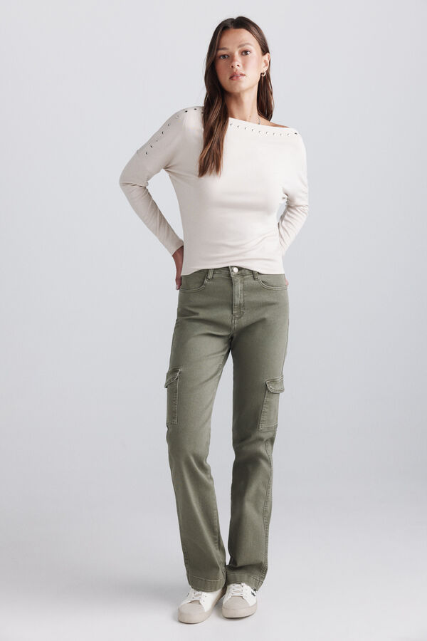 Springfield Top tachas azul