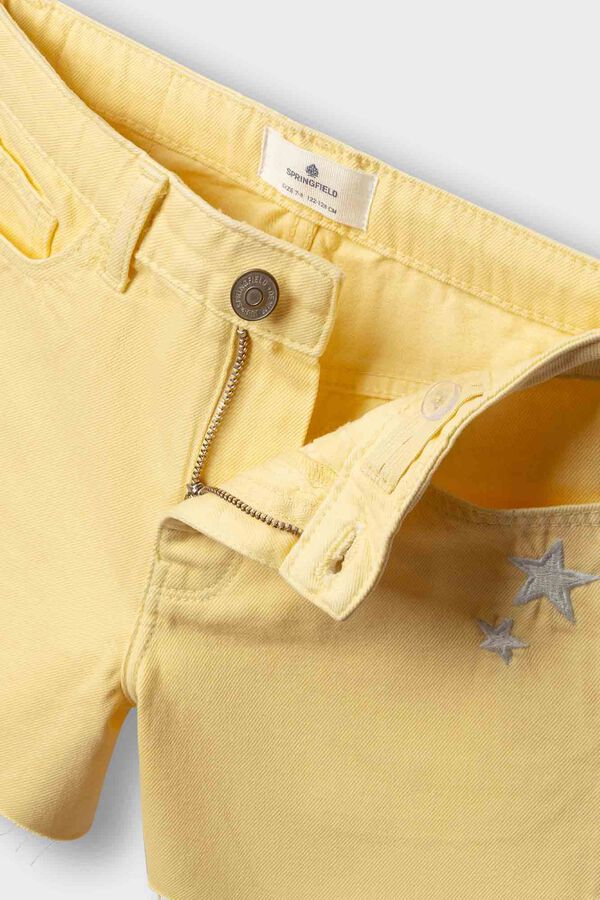 Springfield Kids Cal&ccedil;&otilde;es em sarja b&aacute;sicos para menina estampado