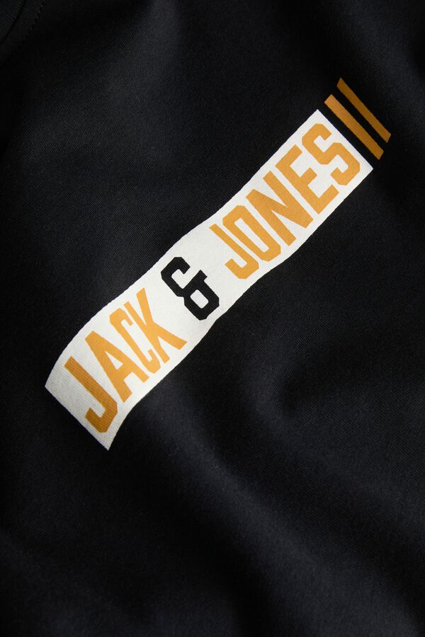 Jack & Jones PLUS T-shirt de manga curta com logo preto