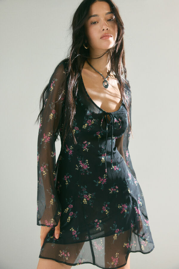 High Spirits Vestido Gaia preto