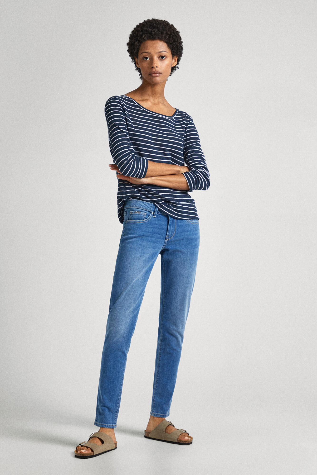 Jeans Skinny Tiro Bajo Pantalones vaqueros de mujer Cortefiel