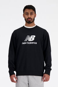 New Balance Sweatshirt com capuz e logotipo empilhado