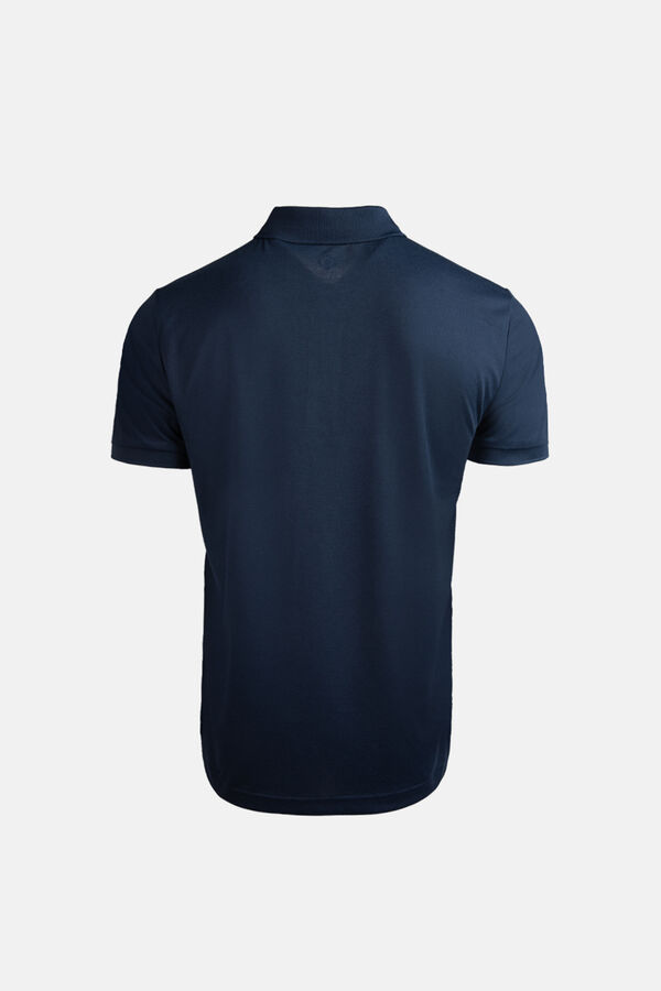 Izas Camisa polo para homem Lille com botões azul