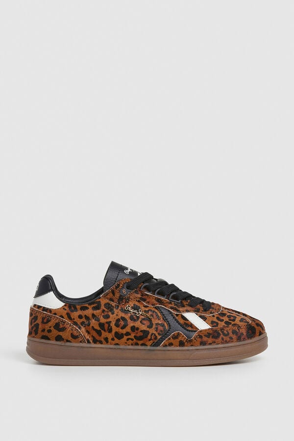 Pepe Jeans Zapatillas Estampado Animal Print marrón