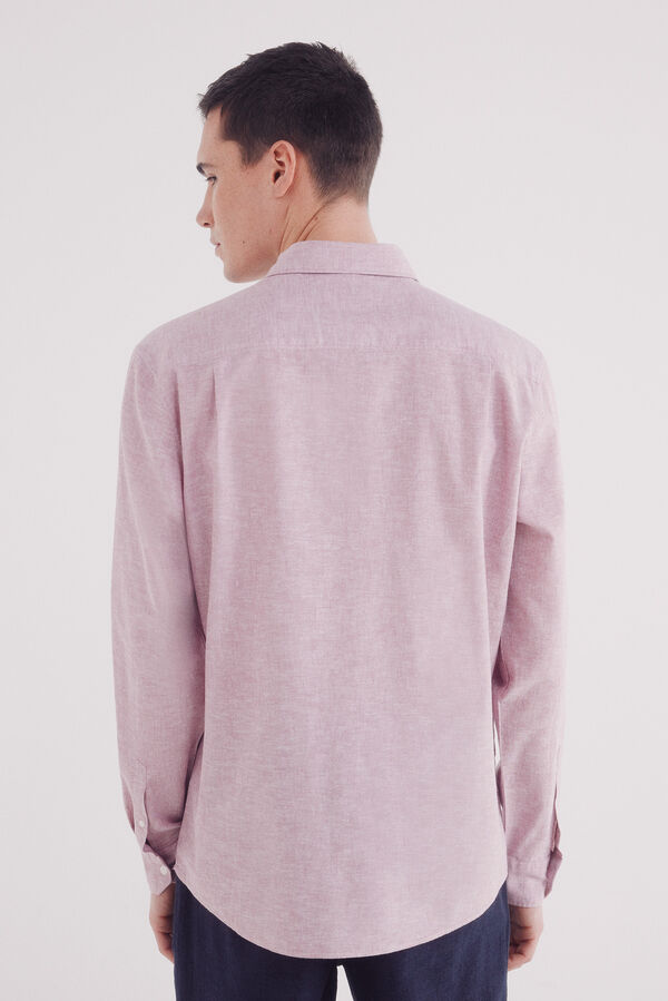 Springfield Camisa linho rosa