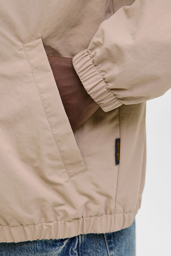 Jack & Jones Jaqueta curta com barra franzida cru