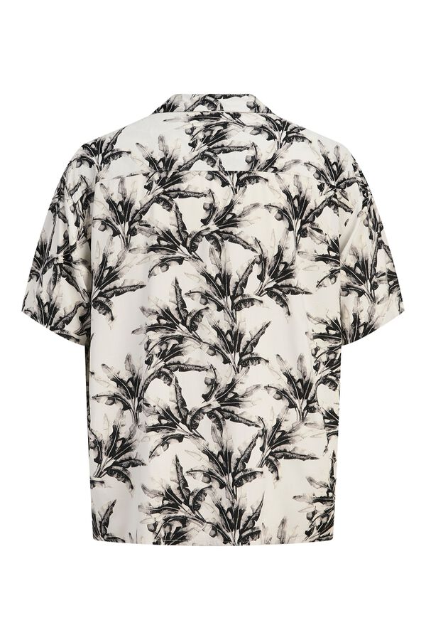 Jack & Jones Camisa loose fit em viscose cinzento