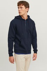 Jack & Jones Sweatshirt relaxed com capuz azul