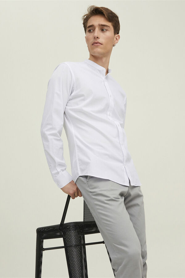 Jack & Jones Camisa gola mao branco