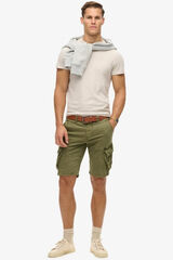Superdry Bermudas militares básicas Caqui escuro