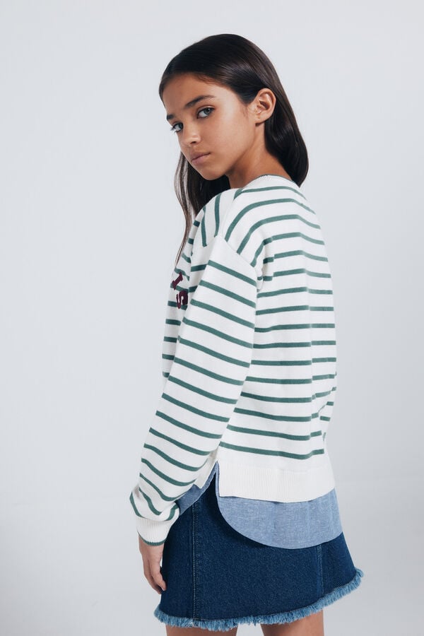 Springfield Kids Tricot Ml Marais menina verde