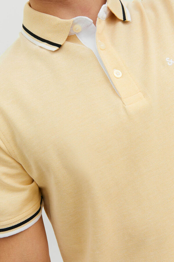 Jack & Jones Slim fit polo shirt printed