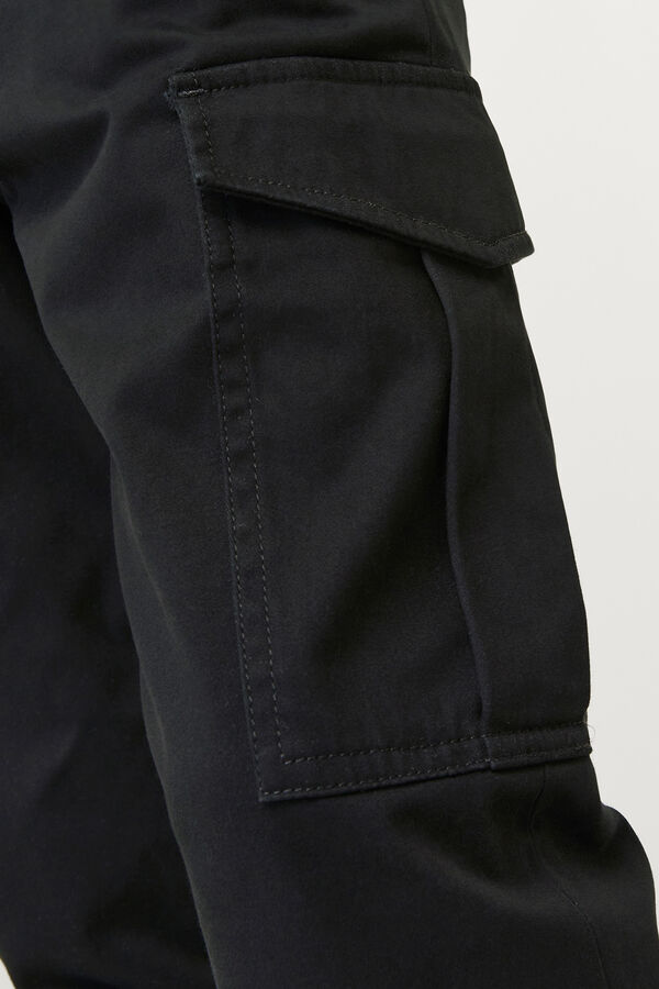 Springfield Slim fit cargo trousers black