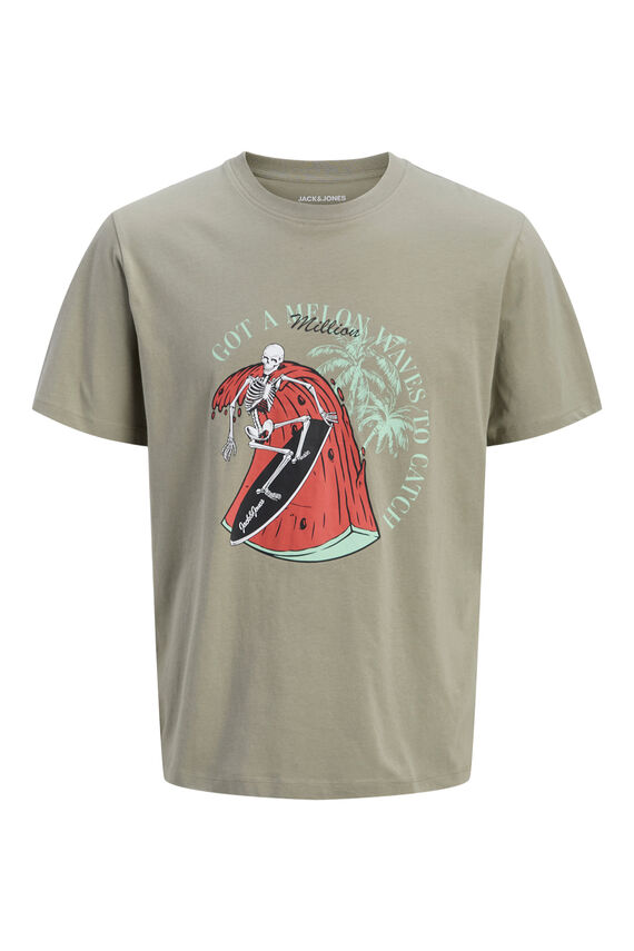 Camiseta manga corta estampada