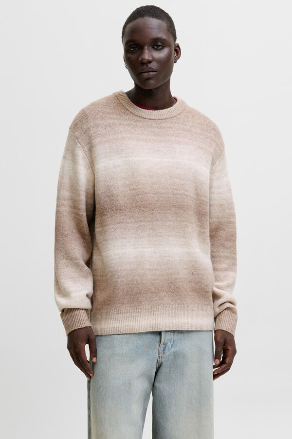 Jack & Jones Camisola de malha degradê  cru