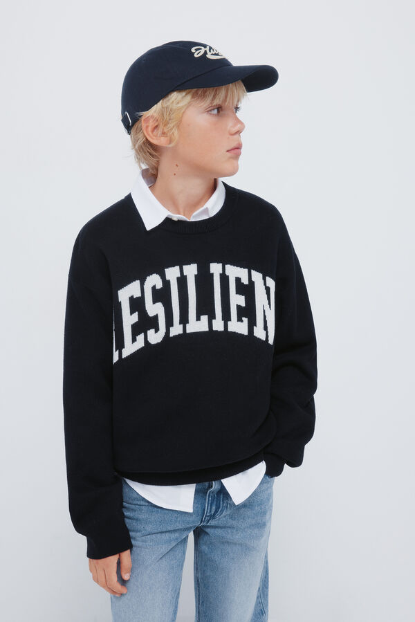 Springfield Kids Camisola infantil "Resiliente" azul
