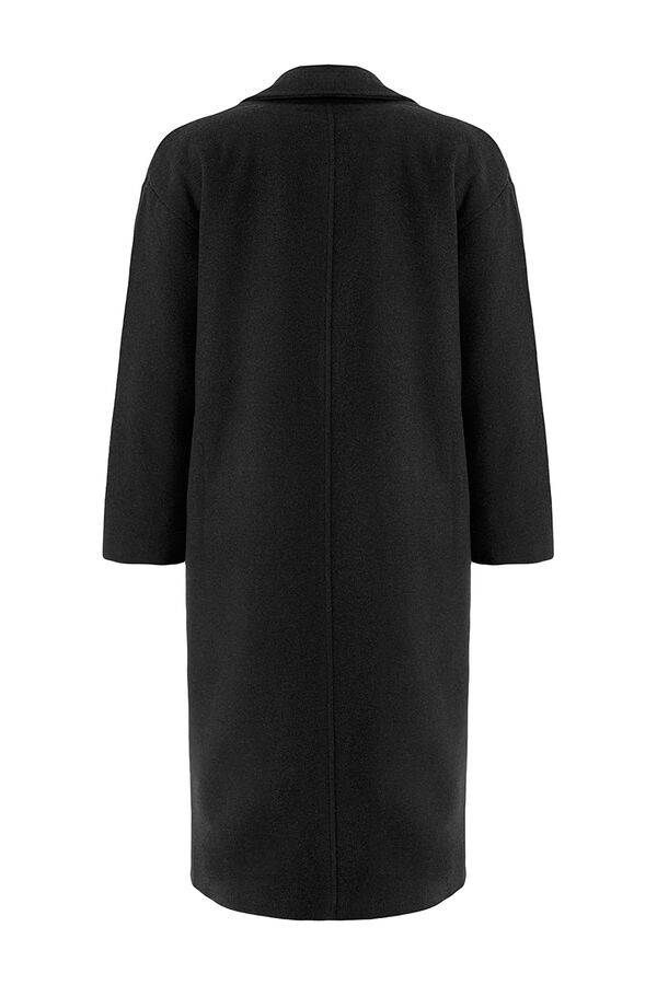 Trendyol Sobretudo oversize comprido preto
