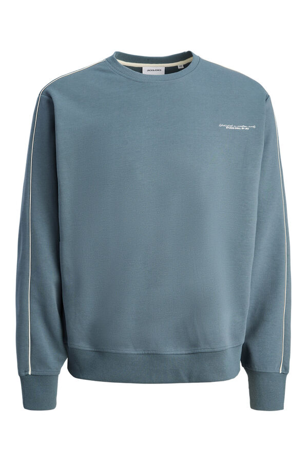 Jack & Jones Sweatshirt básico com gola redonda azul