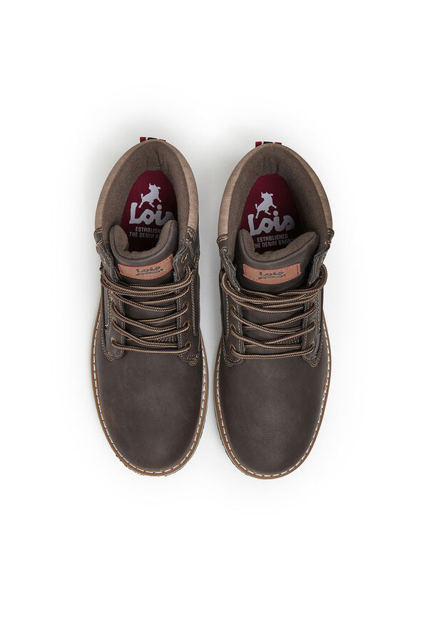 Lois Botas casual masculina Lois castanho
