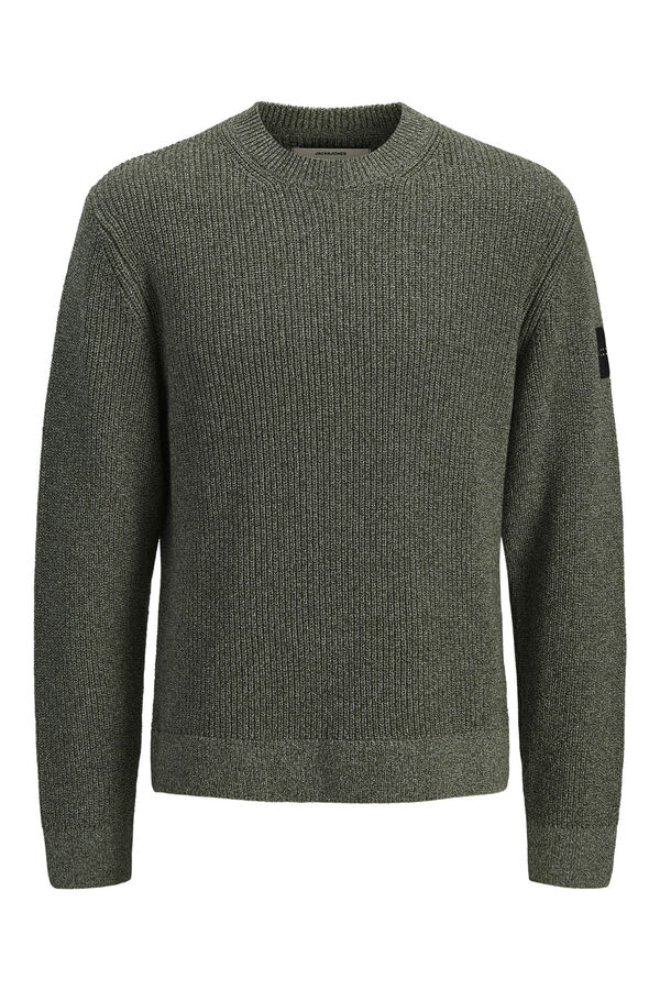 Jack & Jones PLUS Camisola de gola redonda verde