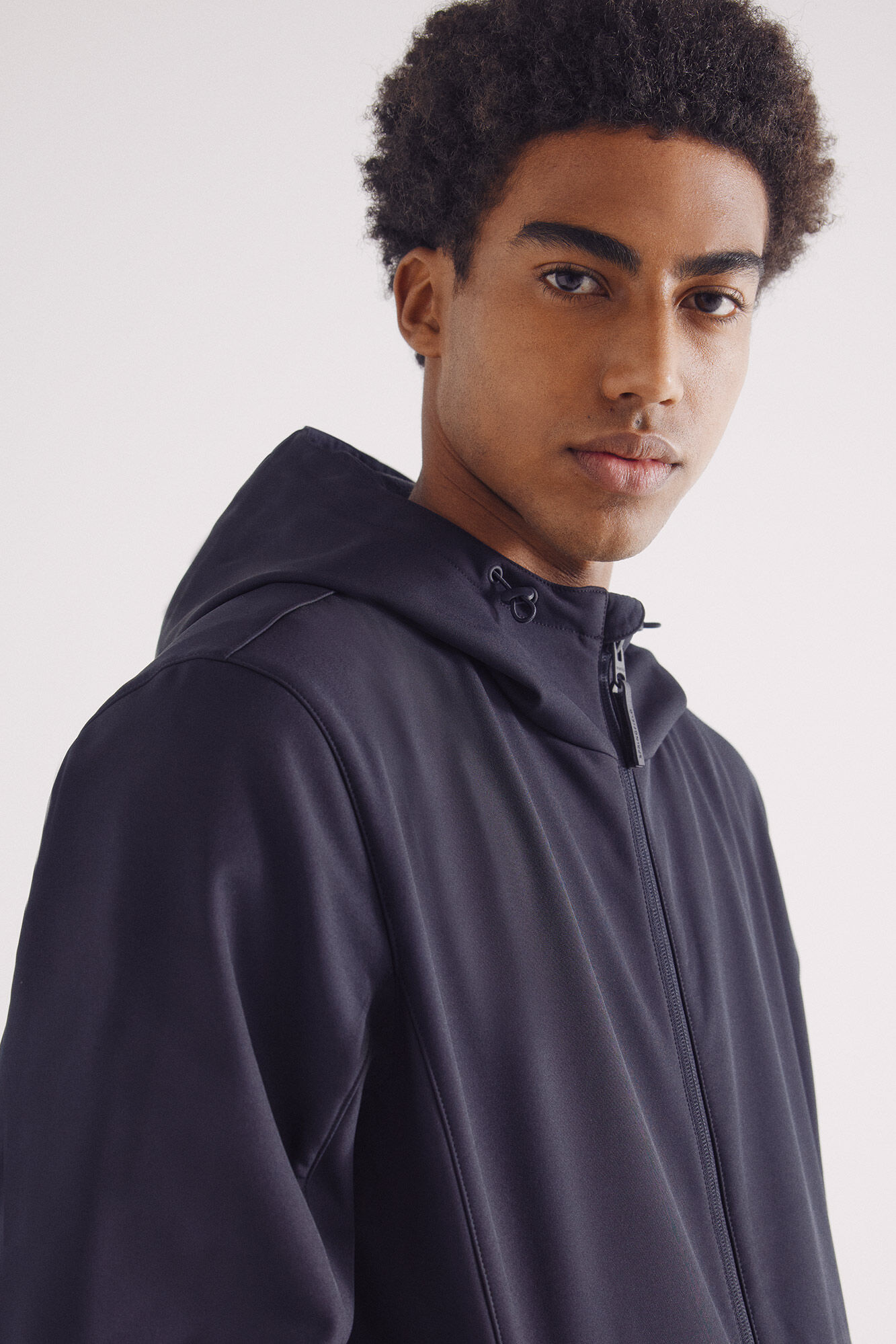 Technical softshell parka | Men's parkas | Cortefiel