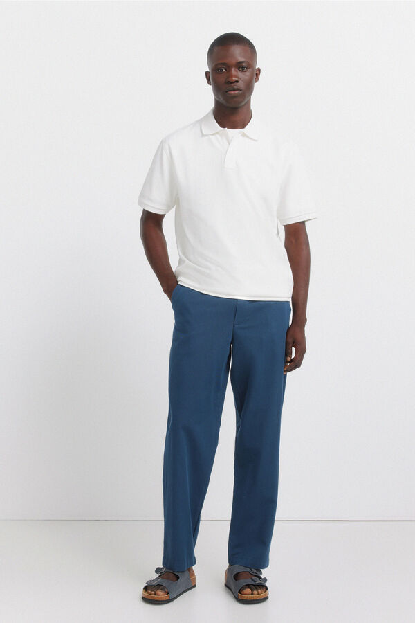 Springfield Polo em estrutura regular fit branco