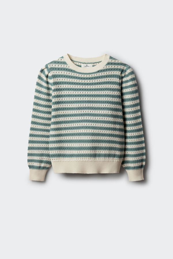 Springfield Kids Camisola &agrave;sriscas para menina verde