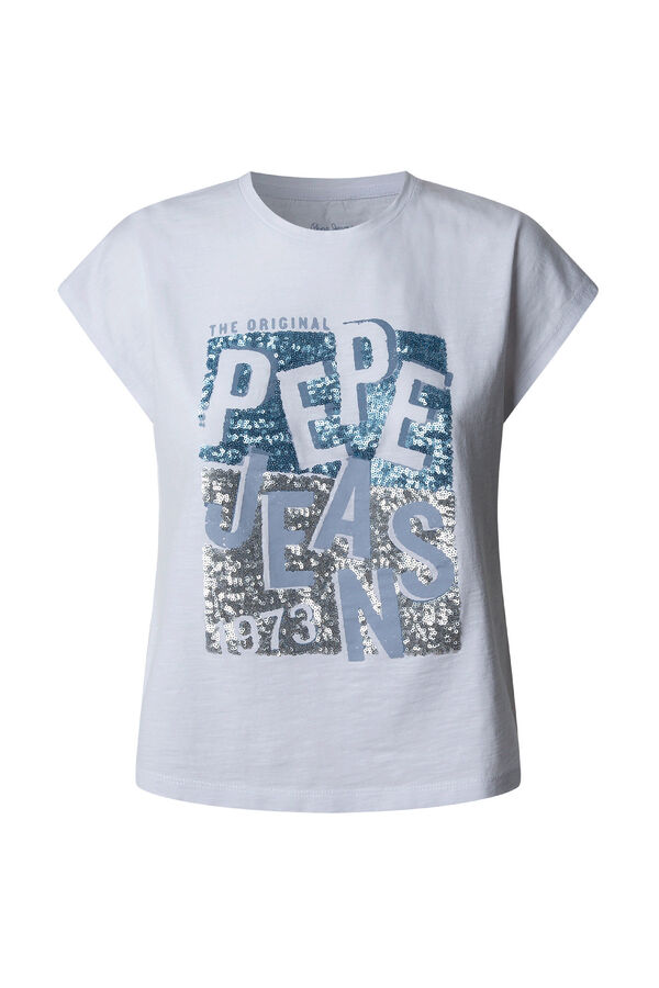 Pepe Jeans Camiseta Manga Curta Viti branco