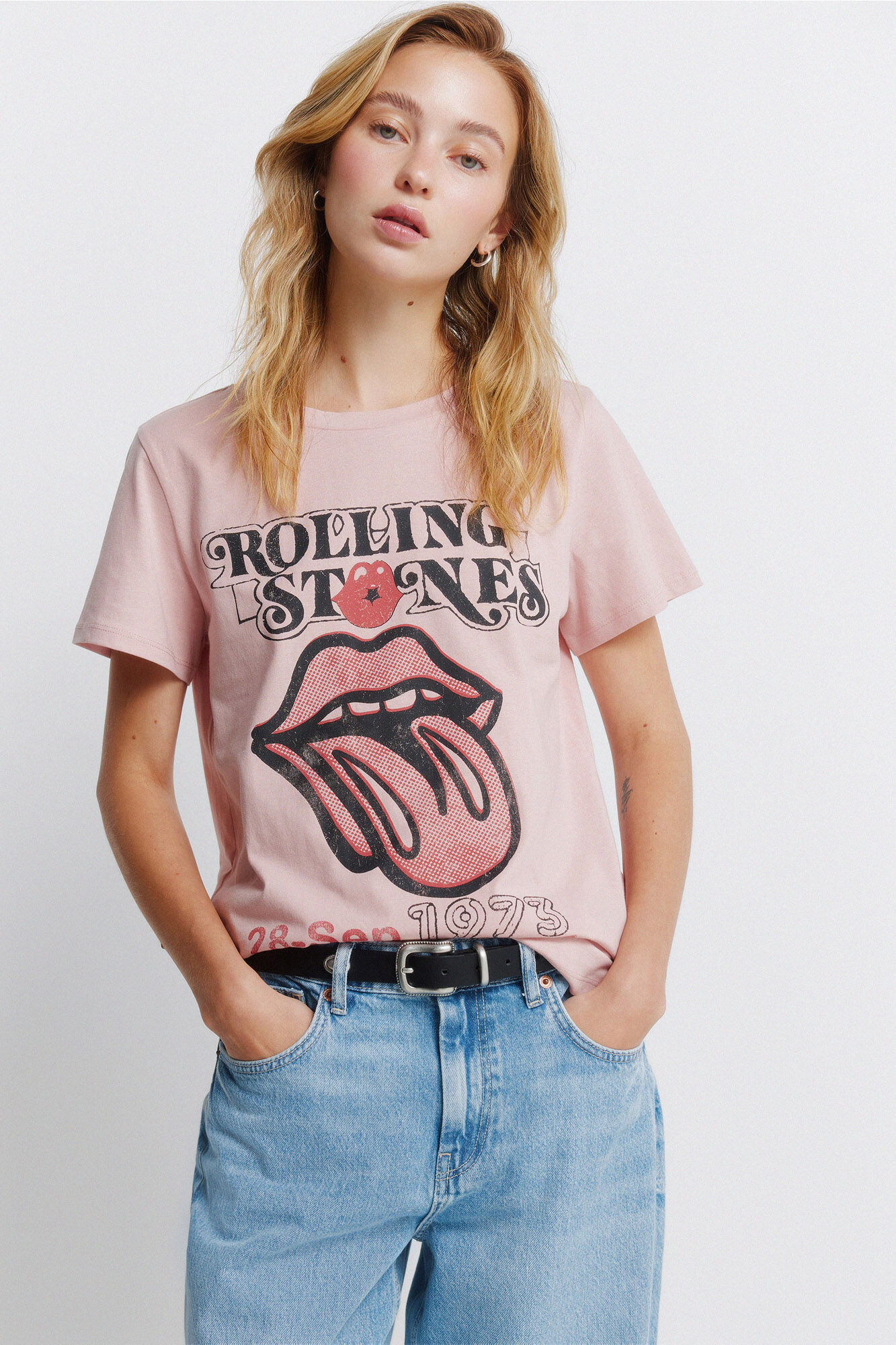 Springfield T-shirt manga curta